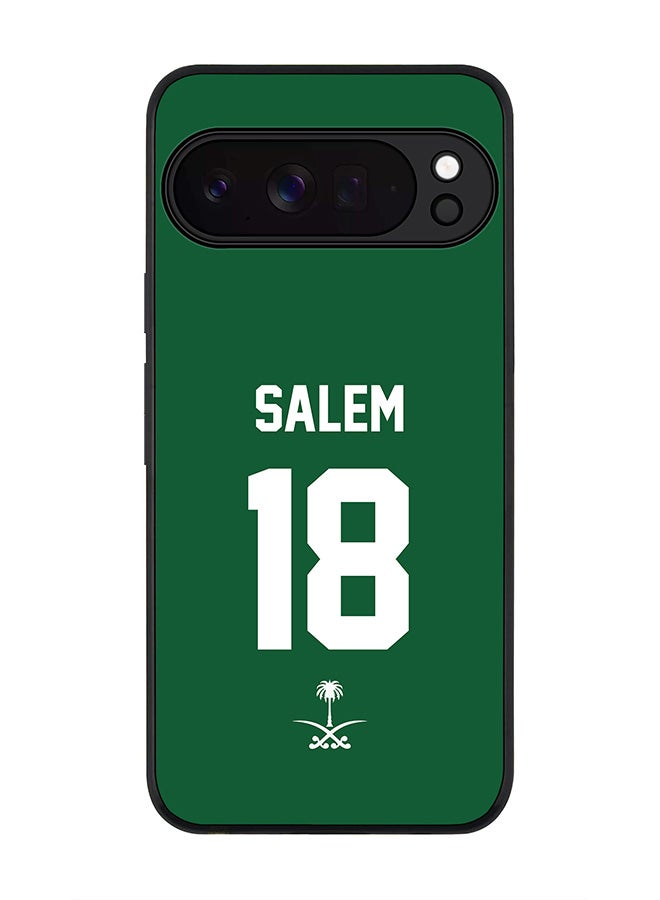 Stylizedd For Google Pixel 10 Pro Case,Slim fit Camera Protection, Shockproof Thin Phone cover  - Football - Saudi Arabia,  Salem - Image 1